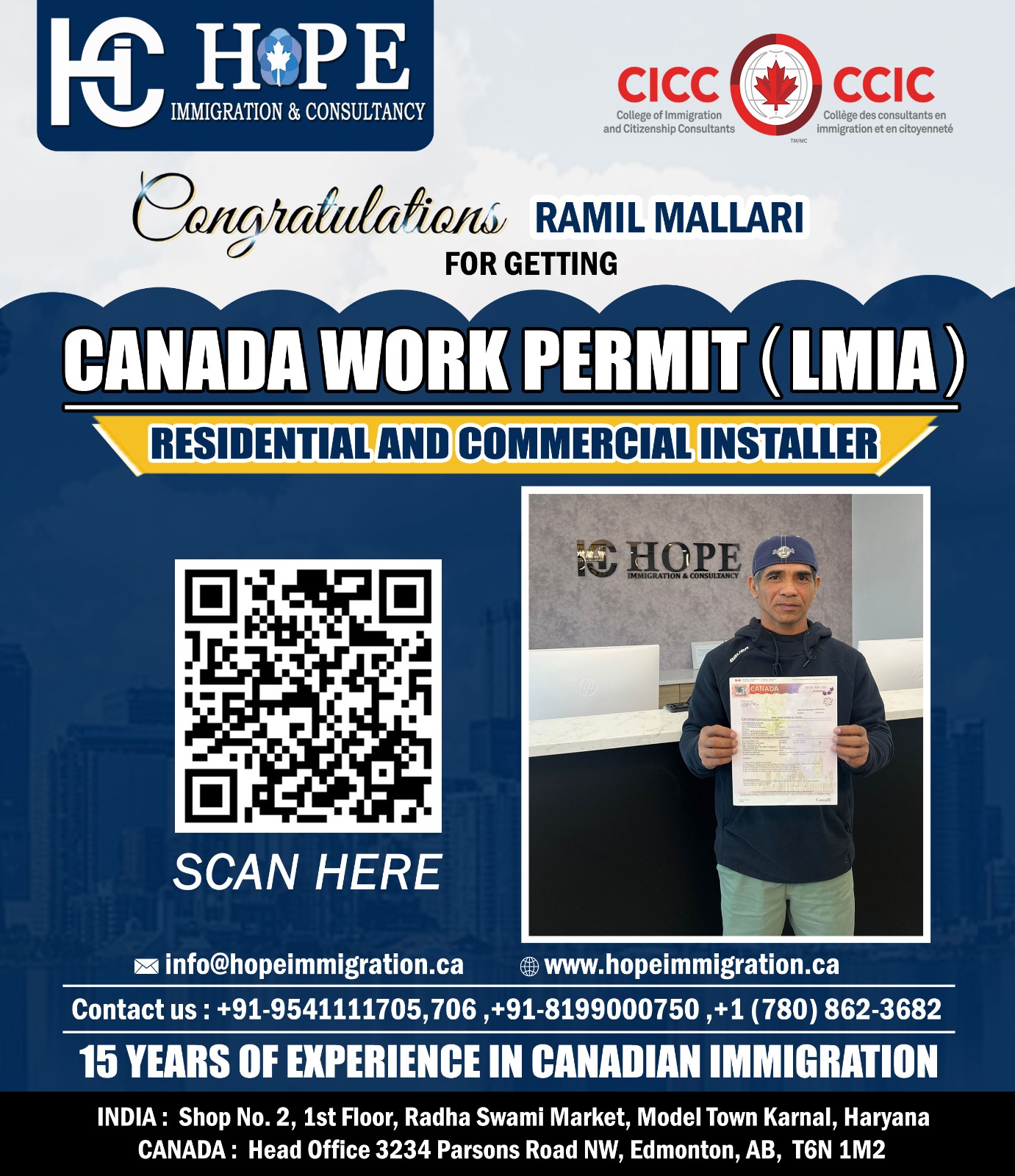 Ramil Mallari Work Permit