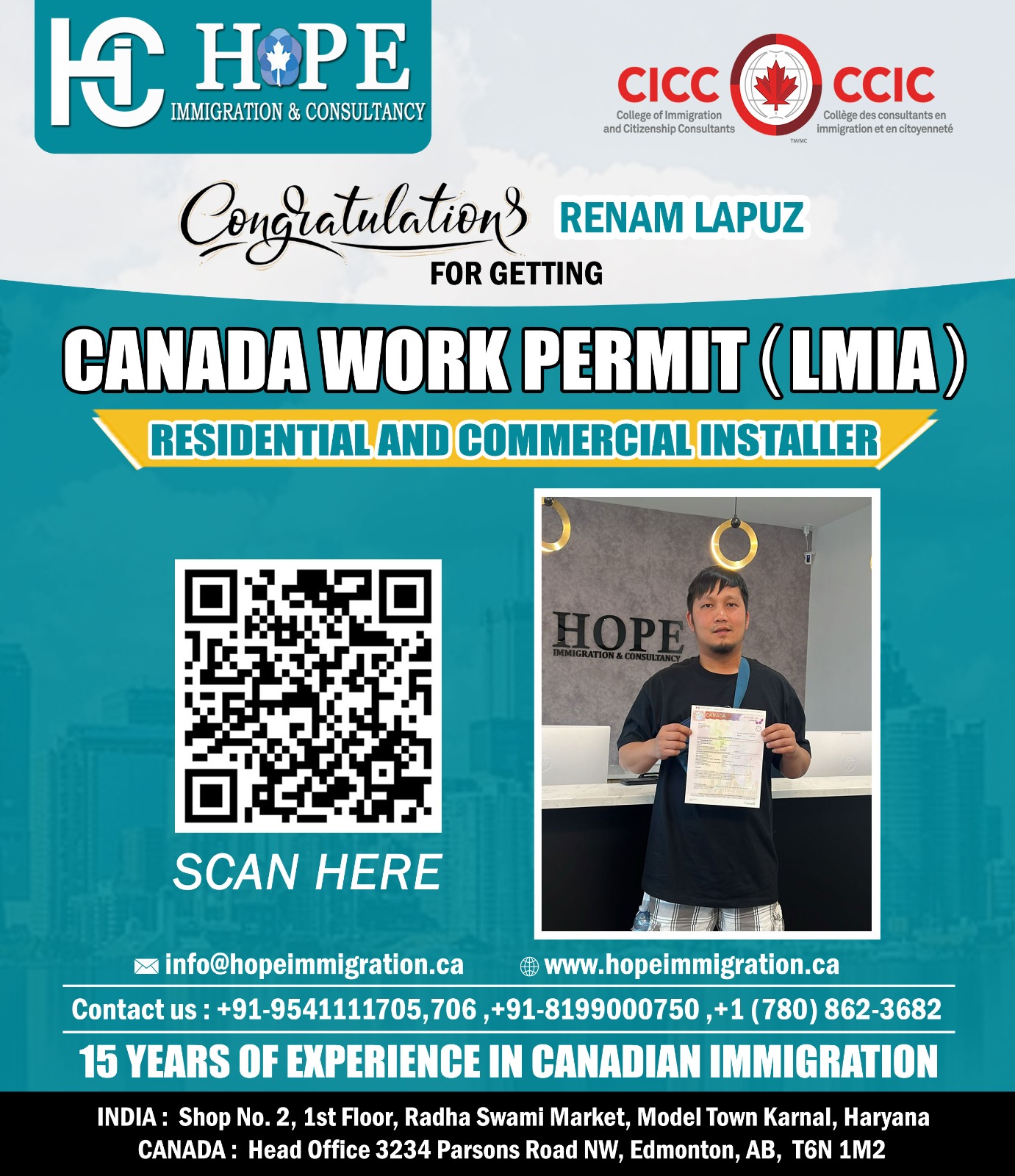 Renam Lapuz Work Permit